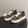 sy_no_AD8542AC201A72C5AF88292F7B6E65BE_2 Prada Brown Suede Gold Triangle Platform Sneaker