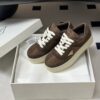 sy_no_AD8542AC201A72C5AF88292F7B6E65BE_4 Prada Brown Suede Gold Triangle Platform Sneaker