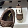 sy_no_AD8542AC201A72C5AF88292F7B6E65BE_6 Prada Brown Suede Gold Triangle Platform Sneaker