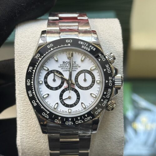 ROLEX Rolex Smooth Circle Cosmometer Model Daytona Series Panda Di/White Steel Di White Dial Oyster Steel Case