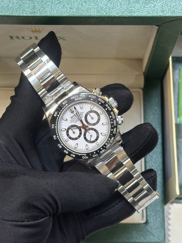 sy_no_AED8D9F39109560148F5BACB62E625D6_3 - 副本 ROLEX Rolex Smooth Circle Cosmometer Model Daytona Series Panda Di/White Steel Di White Dial Oyster Steel Case