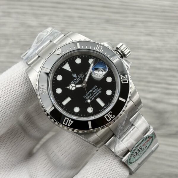 ROLEX Rolex Submariner with Calendar Black Submariner Automatic Mechanical Movement Date Display Black Dial Oyster Steel Strap