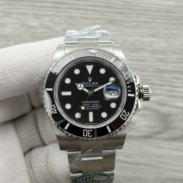 ROLEX Rolex Submariner with Calendar Black Submariner Automatic Mechanical Movement Date Display Black Dial Oyster Steel Strap