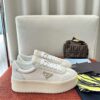 sy_no_B070B9A49641834C79A6C9DE2055A510_5 Prada Off-White Suede Gold Triangle Platform Sneaker
