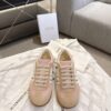 sy_no_B0A083FAF9A9FC9BC4B9DD14F14327FD_1 Dior Pink-Beige Suede Patchwork Low Sneaker