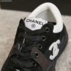 sy_no_B137CB468BC3406F328BC1548157E6F0_6 Chanel Black and White Mesh Chunky Sneaker with White CC Logo