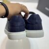 sy_no_B24A8FA64D1BBA0DB9BD661EA8B4D098_2 Philipp Plein Navy Blue Vintage Leather Metal-Logo Low-Top Sneaker