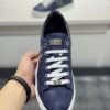 sy_no_B24A8FA64D1BBA0DB9BD661EA8B4D098_4 Philipp Plein Navy Blue Vintage Leather Metal-Logo Low-Top Sneaker