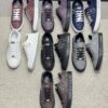 sy_no_B24A8FA64D1BBA0DB9BD661EA8B4D098_7 Philipp Plein Navy Blue Vintage Leather Metal-Logo Low-Top Sneaker