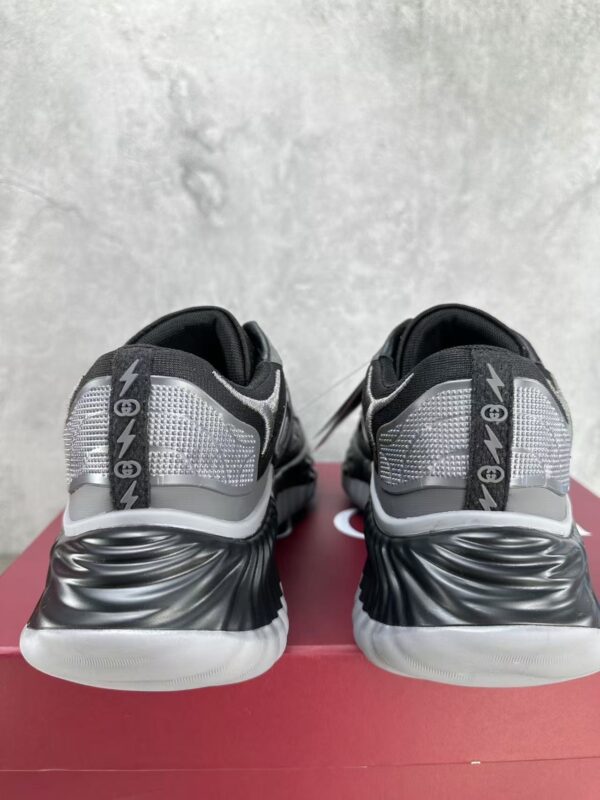 sy_no_B271AE3C58B37F7C741B43A2BF173A41_7 Gucci Interlocking G Wave Sole Sneaker in Black & Grey