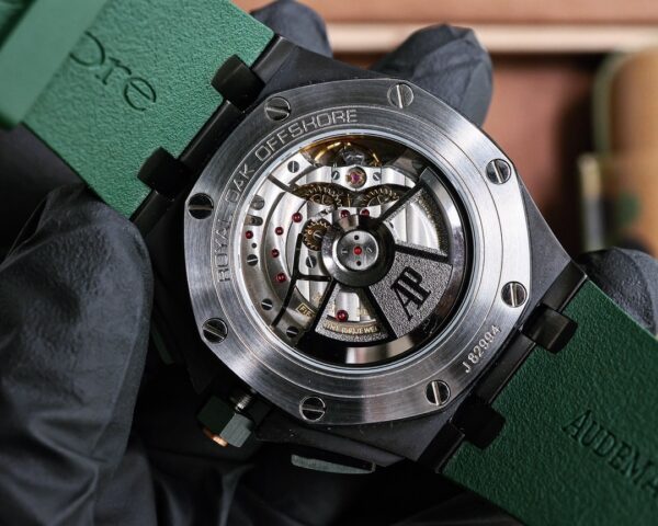 sy_no_B5A5C9CB9F086A22C014BA6E00792F13_7 AUDEMARS PIGUET Audemars Piguet Royal Oak Offshore Series Automatic Mechanical Movement Men's Watch Green Dial Titanium Case