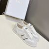 Dior White-Grey Suede Patchwork Low Sneaker