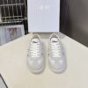Dior White-Grey Suede Patchwork Low Sneaker