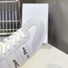 Dior White-Grey Suede Patchwork Low Sneaker