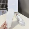 Dior White-Grey Suede Patchwork Low Sneaker