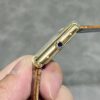 Cartier Tank Series Quartz Movement Date Display Waterproof Crocodile Leather Strap