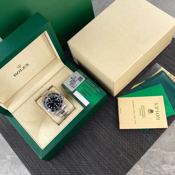 sy_no_B699315707EC78FD56B3AB5F367FAC9A_1 ROLEX Rolex Greenwich II automatic mechanical movement date display black dial
