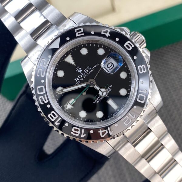 sy_no_B699315707EC78FD56B3AB5F367FAC9A_3 ROLEX Rolex Greenwich II automatic mechanical movement date display black dial