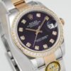 ROLEX Rolex Diamond Ring Women's Diary Series Automatic Mechanical Movement 100m Waterproof Women's Watch Swiss Watch 28mm