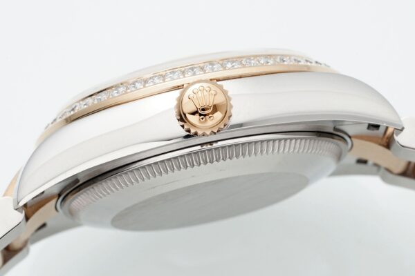 ROLEX Rolex Diamond Ring Women's Diary Series Automatic Mechanical Movement 100m Waterproof Women's Watch Swiss Watch 28mm