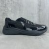 Prada America's Cup Black Patent Mesh Sneaker
