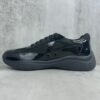 Prada America's Cup Black Patent Mesh Sneaker