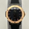 sy_no_B8F92532DE478EF7C73C053E08E291D1_0 HUBLOT automatic mechanical movement 50 meters waterproof, luxurious men's watch Swiss watch 45mm black dial ceramic case rubber strap