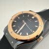 sy_no_B8F92532DE478EF7C73C053E08E291D1_6 HUBLOT automatic mechanical movement 50 meters waterproof, luxurious men's watch Swiss watch 45mm black dial ceramic case rubber strap