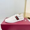 sy_no_B9535DBFEDFE7D2D07EDC73B37E69465_2 Gucci White Leather Sneaker with Web Stripe