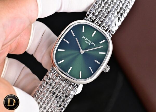 Patek Philippe GOLD ELLIPS series automatic mechanical movement calf leather strap