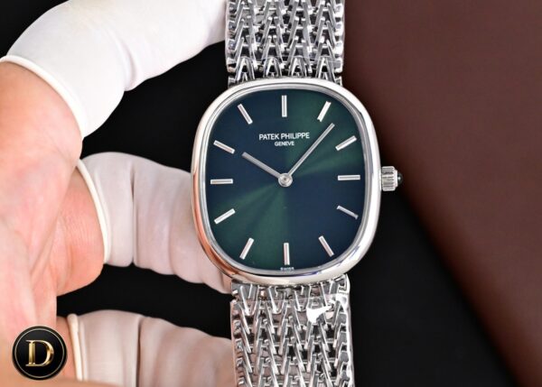 Patek Philippe GOLD ELLIPS series automatic mechanical movement calf leather strap