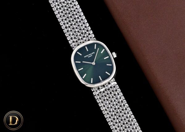 Patek Philippe GOLD ELLIPS series automatic mechanical movement calf leather strap