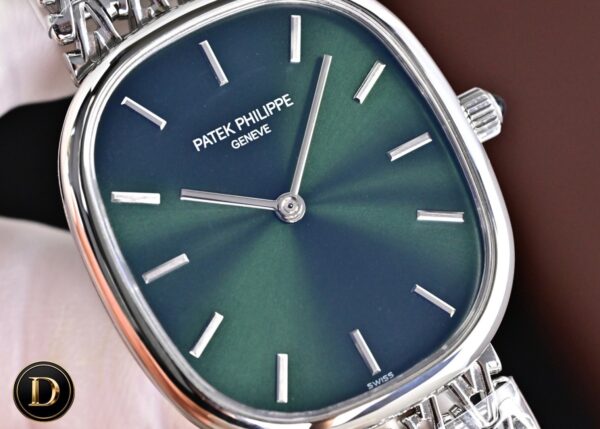 Patek Philippe GOLD ELLIPS series automatic mechanical movement calf leather strap