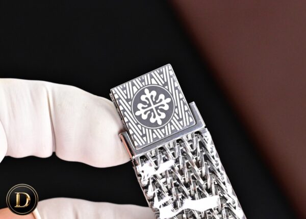 Patek Philippe GOLD ELLIPS series automatic mechanical movement calf leather strap