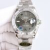 Rolex Dog Tooth Ring Diary Series Automatic Mechanical Movement Date Display, Roman Scale, Big Three Pin Men's Watch, Swiss Watch 41mm Blue Dial