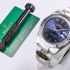 Rolex Dog Tooth Ring Diary Series Automatic Mechanical Movement Date Display, Roman Scale, Big Three Pin Men's Watch, Swiss Watch 41mm Blue Dial