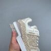 sy_no_BB7BFE7339B3F096F06A50567F676408_5 Louis Vuitton Men's Trainer Sneakers, Beige Jacquard Fabric, 2026 Early Autumn New Arrival