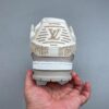 sy_no_BB7BFE7339B3F096F06A50567F676408_6 Louis Vuitton Men's Trainer Sneakers, Beige Jacquard Fabric, 2026 Early Autumn New Arrival