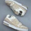 sy_no_BB7BFE7339B3F096F06A50567F676408_8 Louis Vuitton Men's Trainer Sneakers, Beige Jacquard Fabric, 2026 Early Autumn New Arrival