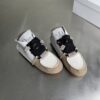 Dior Beige-White Suede Mesh Mid-Top Sneaker