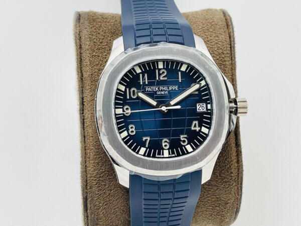 Patek Philippe AQUANAUT series automatic mechanical movement 30 meter waterproof men's watch Swiss watch blue dial