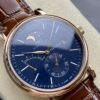 IWC Botao Fino series manual mechanical movement, waterproof date display, power reserve display, men's watch, Swiss watch 45mm