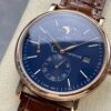 IWC Botao Fino series manual mechanical movement, waterproof date display, power reserve display, men's watch, Swiss watch 45mm