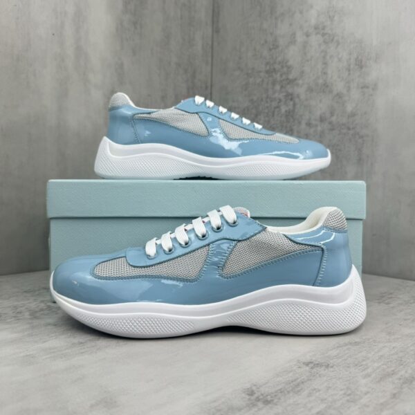 sy_no_BD06B4EFB5E823CDDF56027A3EE4AD72_8 Prada America's Cup Light Blue Silver Mesh Sneaker