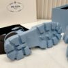 sy_no_BD510FB83BFDC48F53E036898192A523_7 Prada Dusty Blue Triangle Logo Gear Platform Sandal
