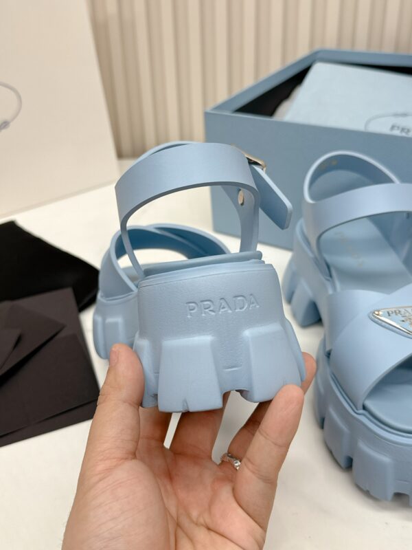 sy_no_BD510FB83BFDC48F53E036898192A523_8 Prada Dusty Blue Triangle Logo Gear Platform Sandal