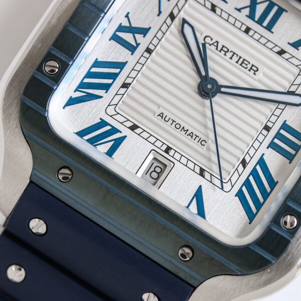 sy_no_BE1CE0B54E4BA738EBC53CD6ECAEA6C8_4 CARTIER Cartier Santos Steel Mechanical Men's Watch