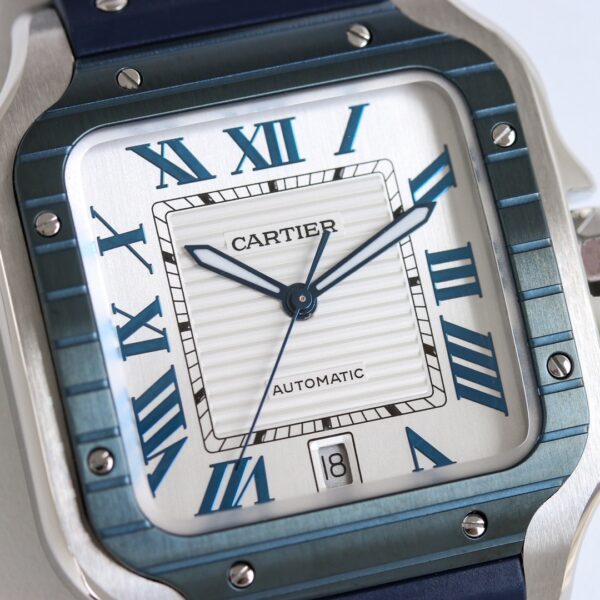 sy_no_BE1CE0B54E4BA738EBC53CD6ECAEA6C8_5 CARTIER Cartier Santos Steel Mechanical Men's Watch