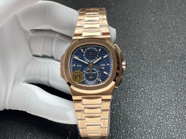 sy_no_BE712A6E7B7153F84261925ABAF1B7D1_0 Patek Philippe Nautius Rose Gold Mechanical Men's Watch 5990/1R