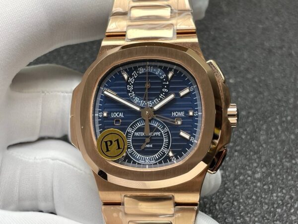 sy_no_BE712A6E7B7153F84261925ABAF1B7D1_2 Patek Philippe Nautius Rose Gold Mechanical Men's Watch 5990/1R